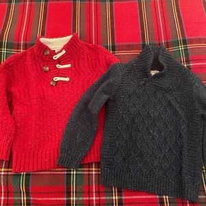 Cat & Jack 5T Holiday Sweater Bundle
